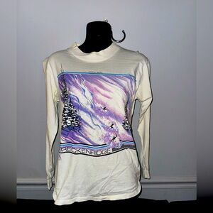 Breckenridge 1989 vintage Colorado long sleeve t shirt size small
